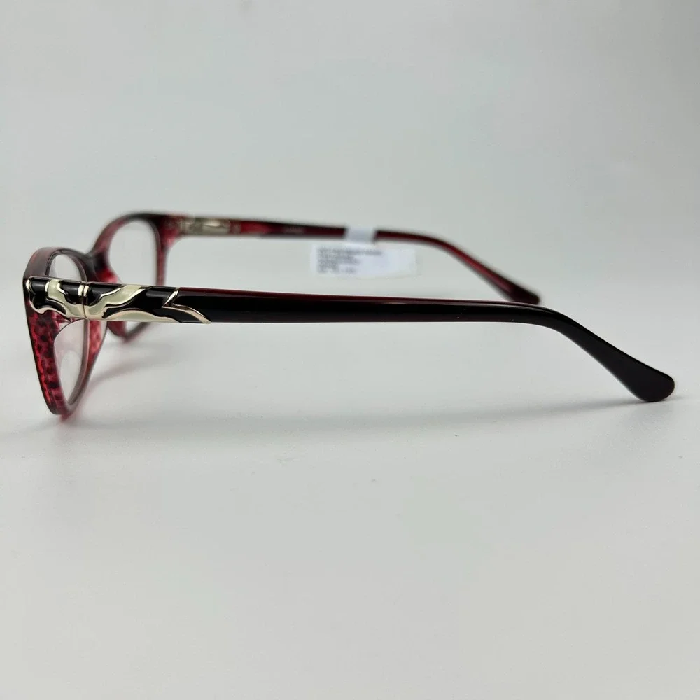 Designer Looks for Less FM16048 Women Eyeglasses Frame Wine Cat Eye 54-15-135 mm